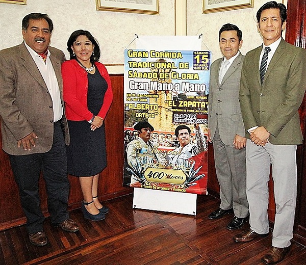 Alberto Ortega y El Zapata  mano a mano en Tlaxcala