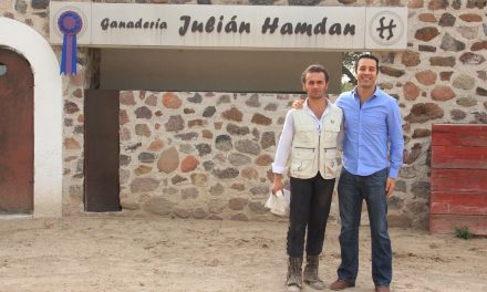 Jorge Sotelo tentó en la ganadería de Julián Hamdan