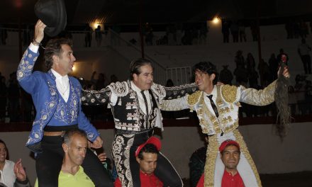 Comparten triunfo Hermoso de Mendoza, Murillo y Martínez Vértiz