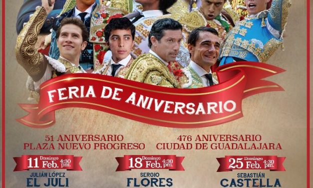 Cerrados los carteles del 476 aniversario de Guadalajara