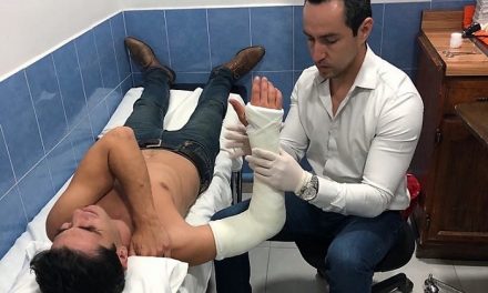 Lorenzo Garza sufrió fractura