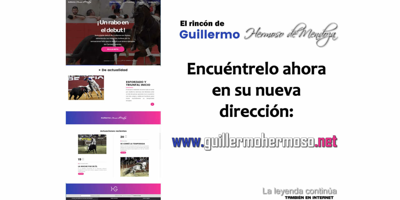 Guillermo Hermoso estrena su web