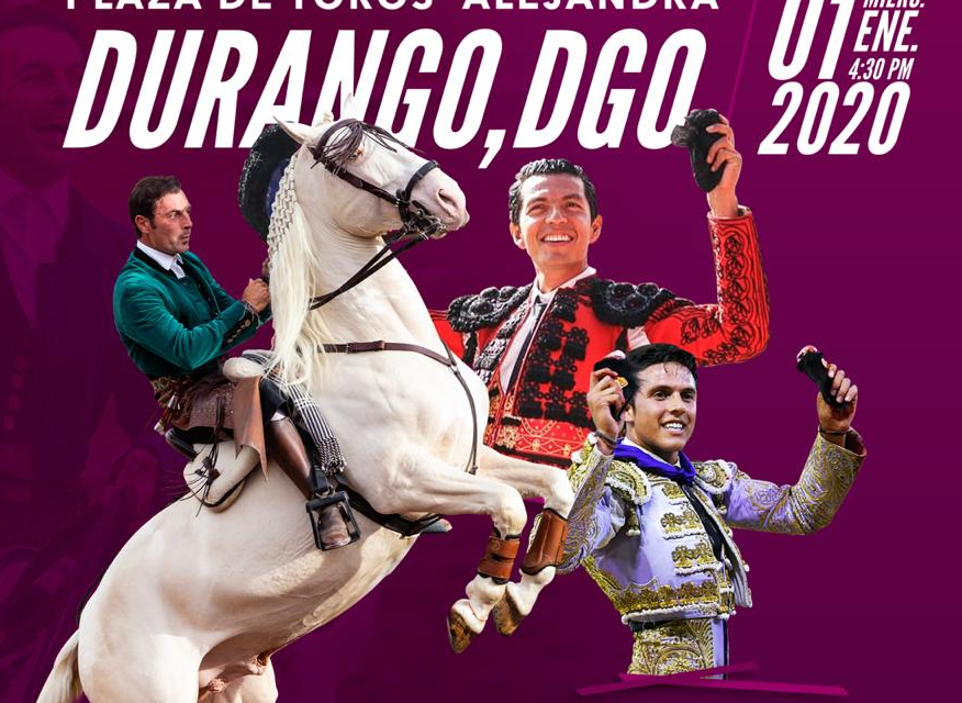 Anuncian corrida de  Año Nuevo en Durango