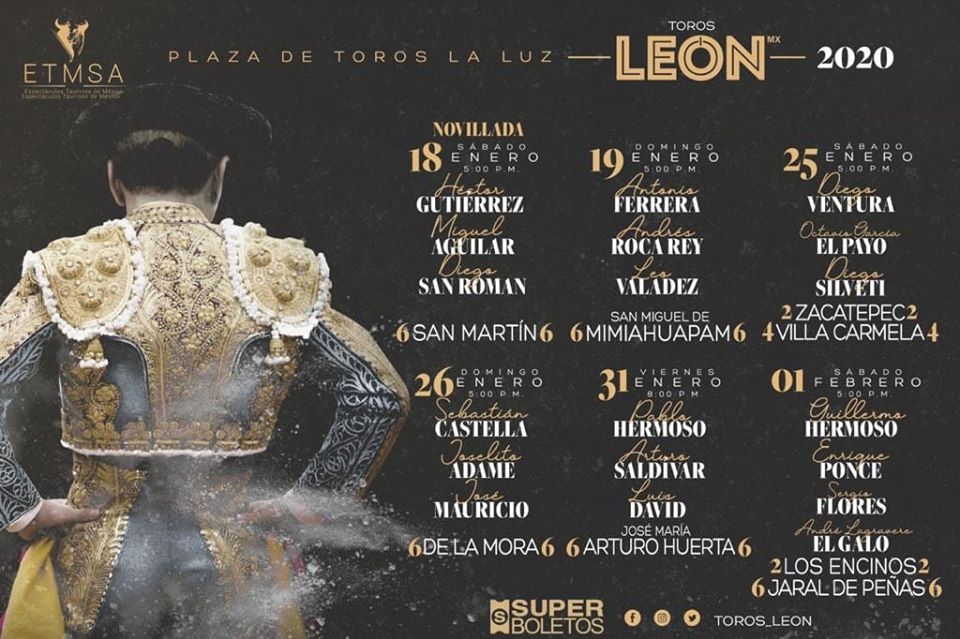 Atractivos  carteles de  la feria de León
