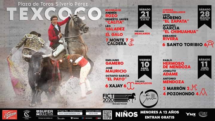 Se darán cuatro corridas en Texcoco