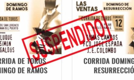 En Madrid suspenden corridas de Ramos y Resurrección