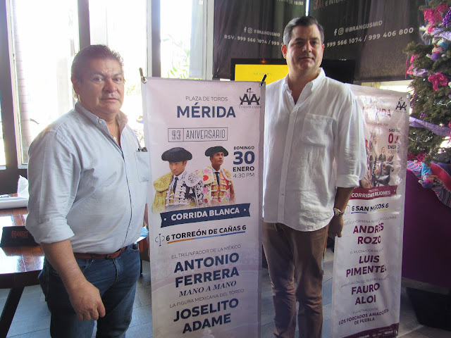 Mano a mano Ferrera y Joselito en Mérida