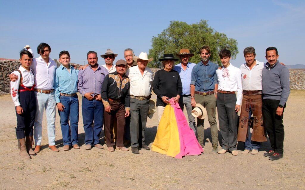El novillero Manuel Perera se prepara en la ganadería de Ernesto Cuevas