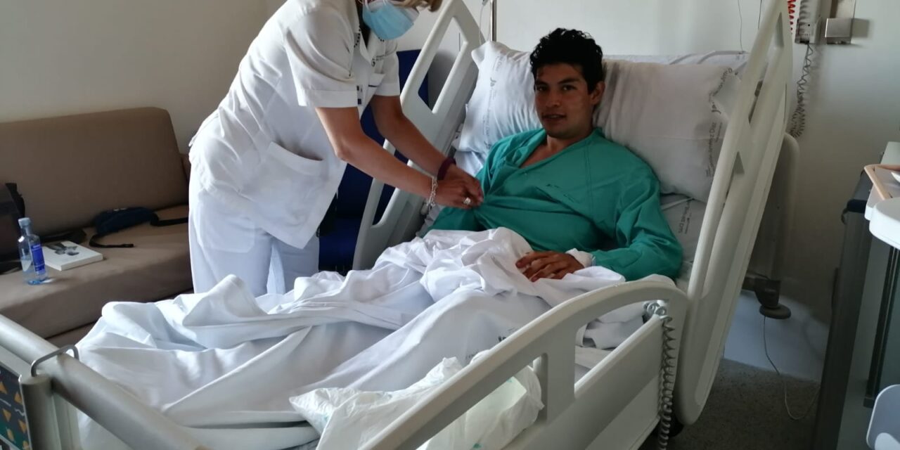 Fonseca fue intervenido exitosamente de la fractura maxilofacial
