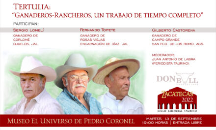 Tertulia con ganaderos taurinos en Zacatecas