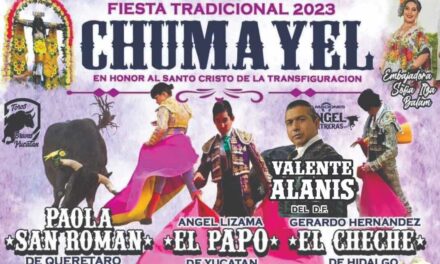 Corrida en Chumayel y festival en Huichapan