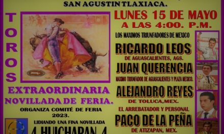 Se anuncia un festejo taurino profesional en por vez primera en Chapultepec de Pozos