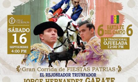 Anuncian corrida de Fiestas Patrias en Ojuelos