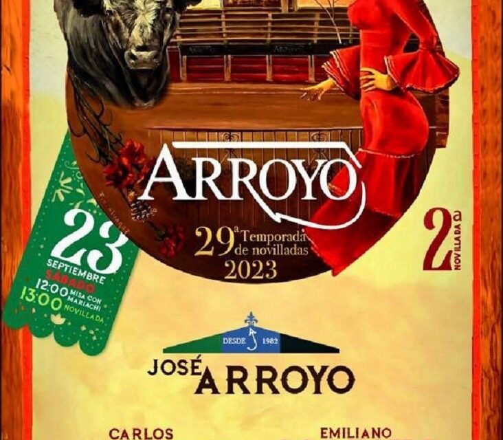 Listo el cartel de la segunda novillada en Arroyo