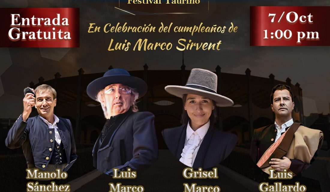 Festival taurino para festejar a Marco Sirvent