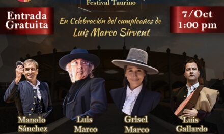 Festival taurino para festejar a Marco Sirvent