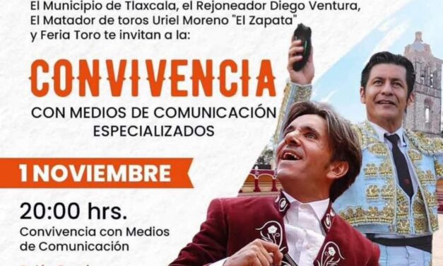 Convivencias con Diego Ventura, «El Zapata» e Isaac Fonseca, en Tlaxcala