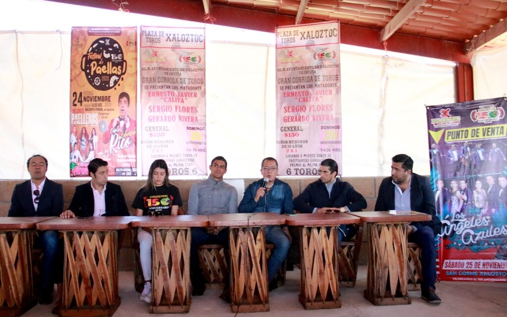Presentan corrida del CL aniversario de la fundación de Xaloztoc, Tlaxcala