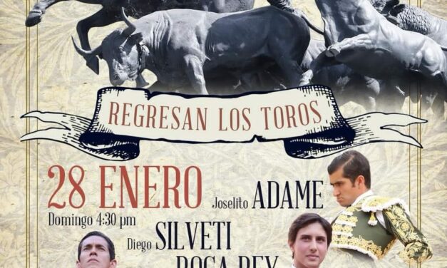 Anuncian ocho corridas de toros y una novillada para la reapertura en la México